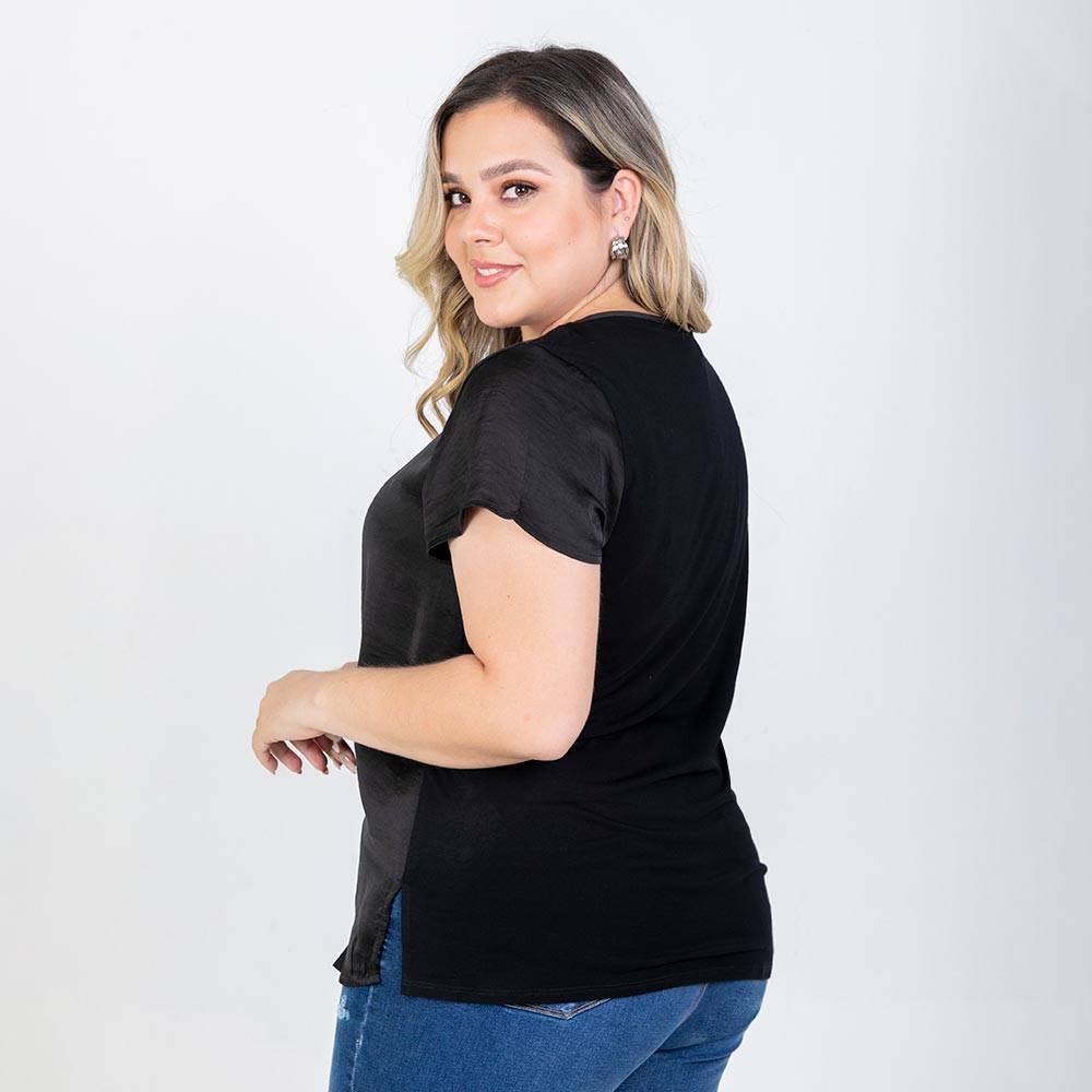 BLUSA B¨¢SICA JULIANA PLUS SIZE