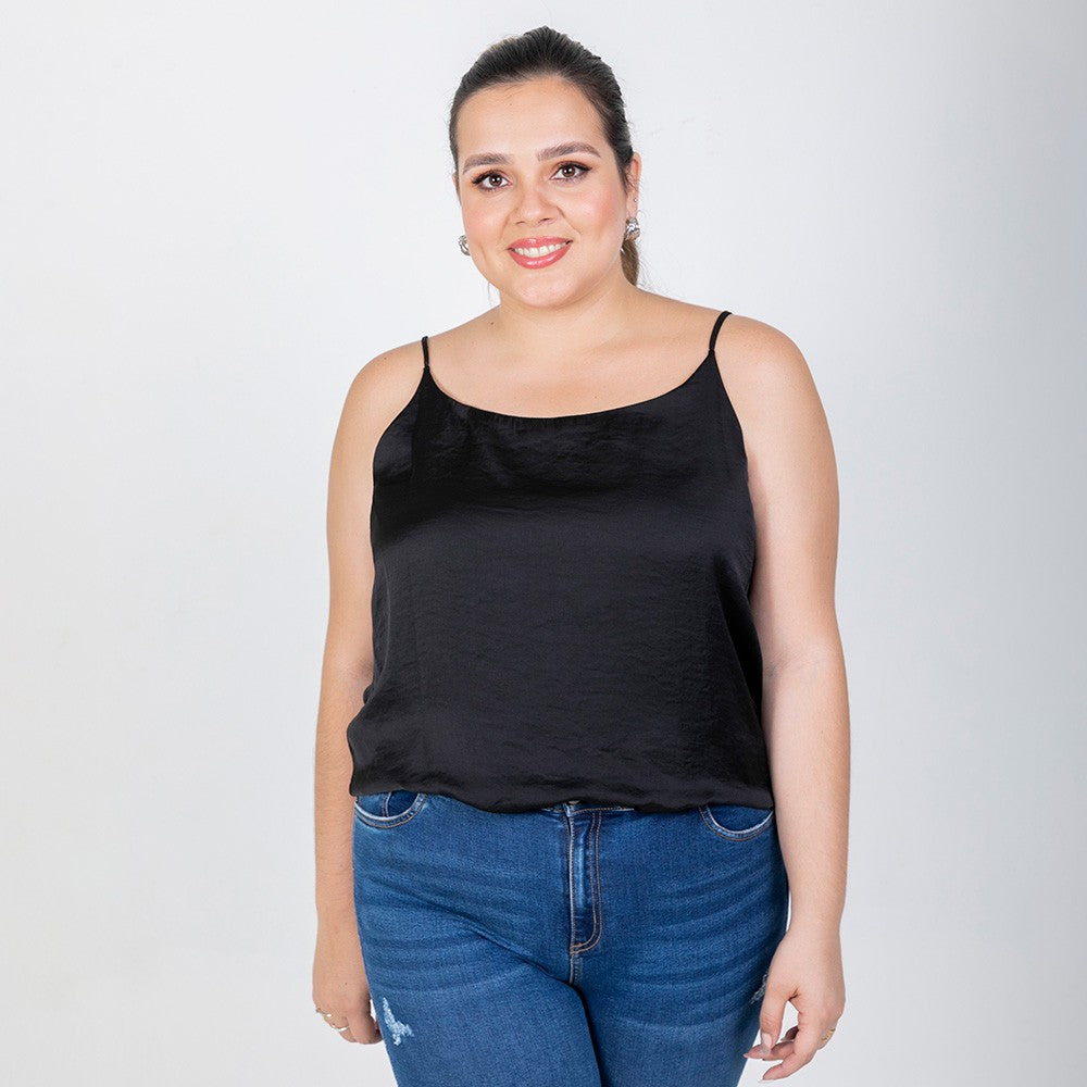 BLUSA B¨¢SICA OLIVIA PLUS SIZE