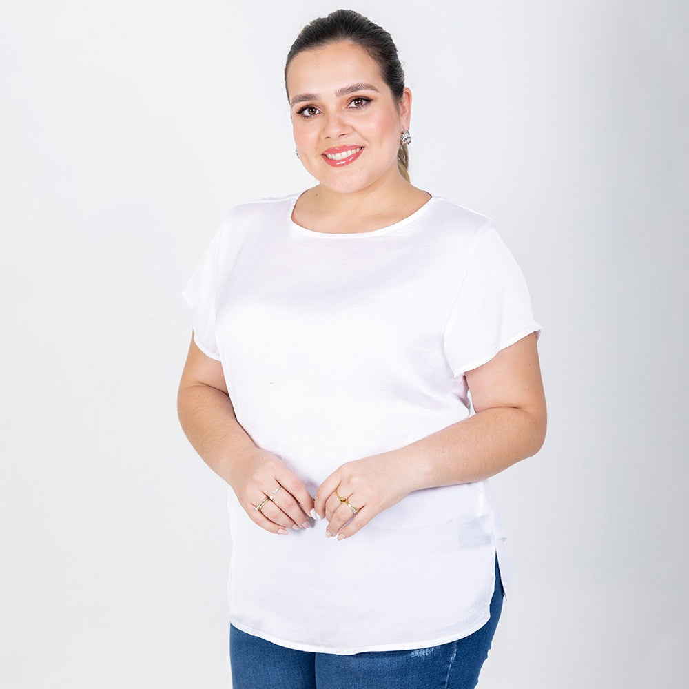 BLUSA B¨¢SICA JULIANA PLUS SIZE