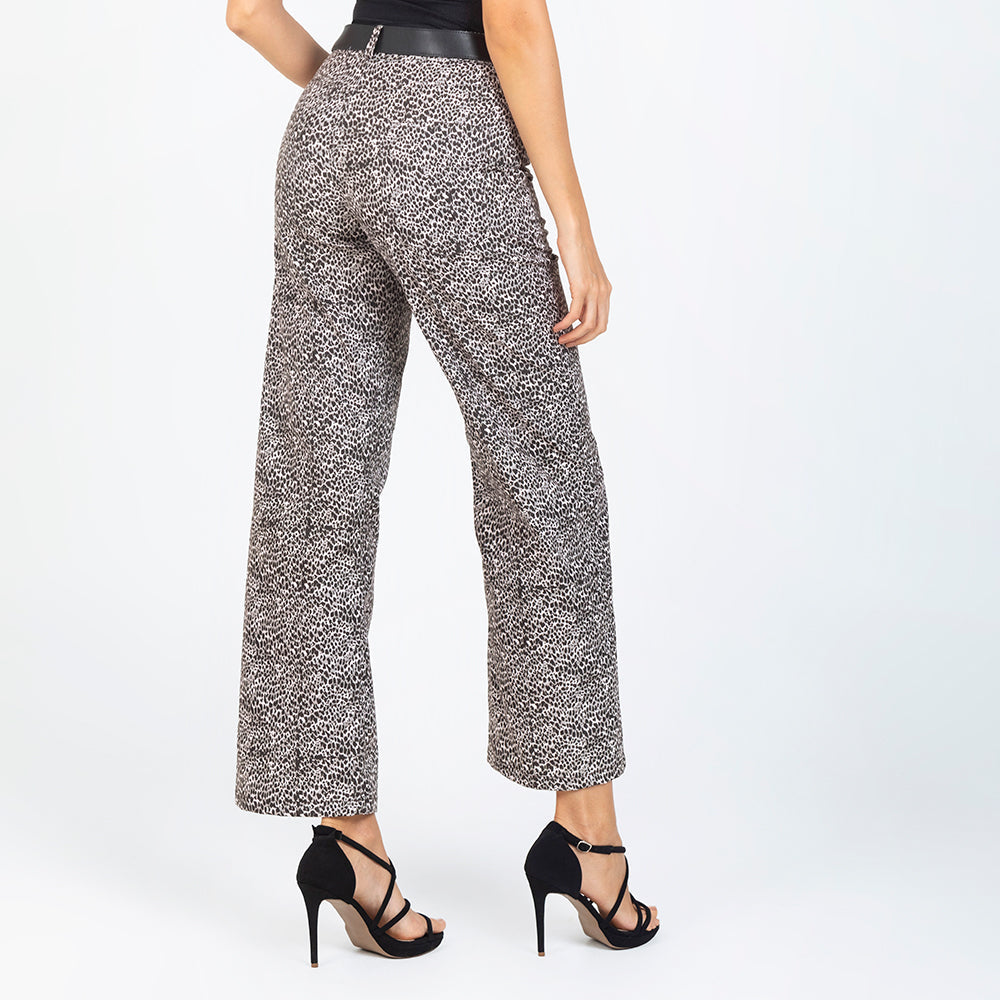 PANTAL¨®N PALAZZO ANIMAL PRINT