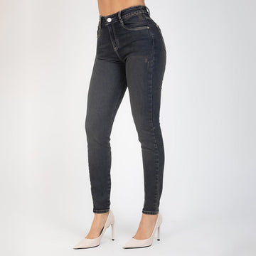 JEAN SKINNY NEGRO CINCO BOLSILLOS