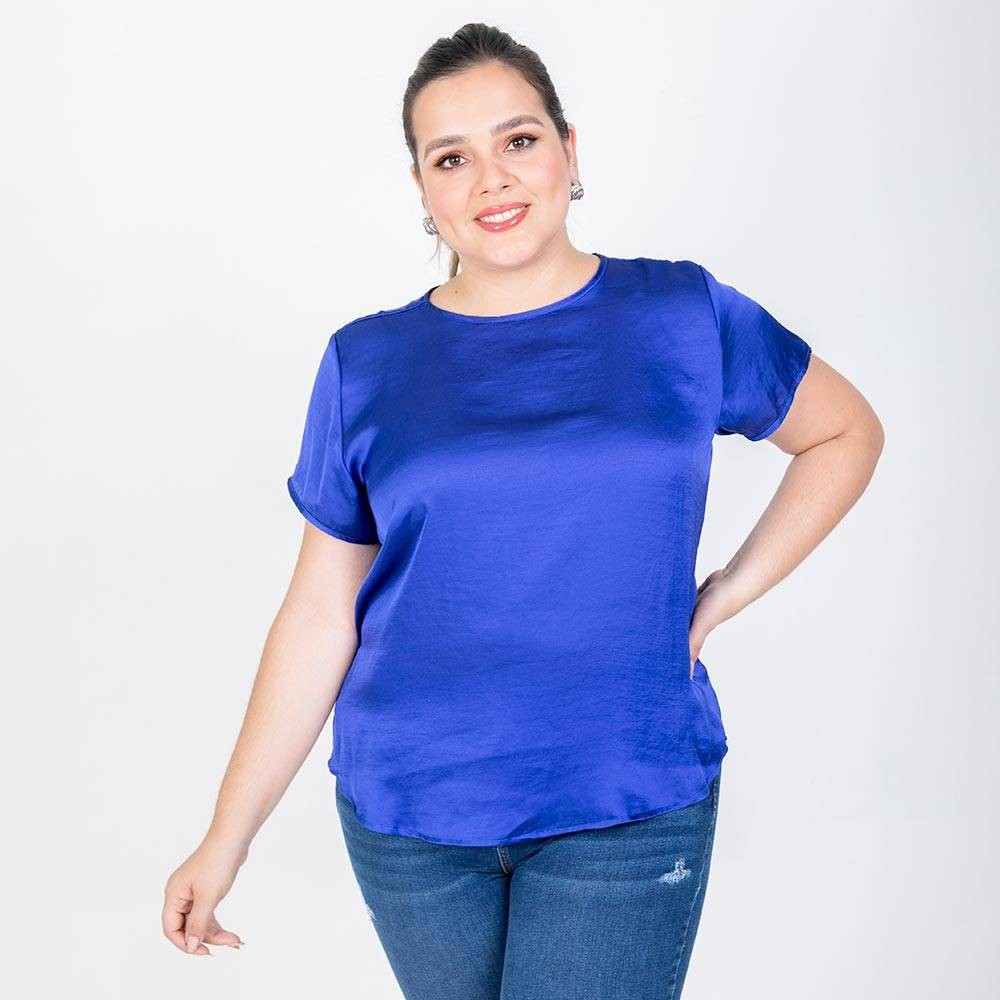 BLUSA B¨¢SICA JULIANA PLUS SIZE