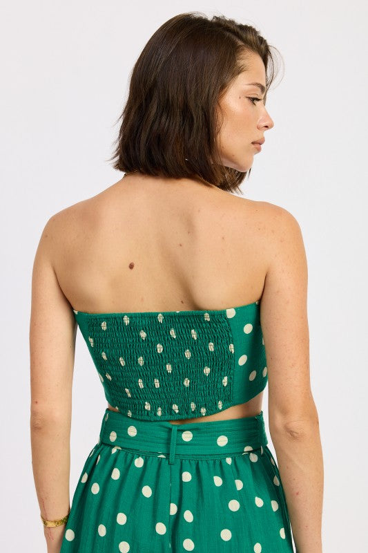 Set two pieces. Polka dots.