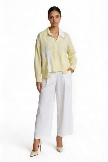Yellow ovesized shirt