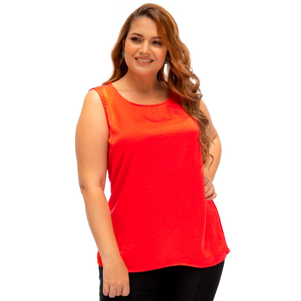 BLUSA B¨¢SICA ADRIANA PLUS SIZE