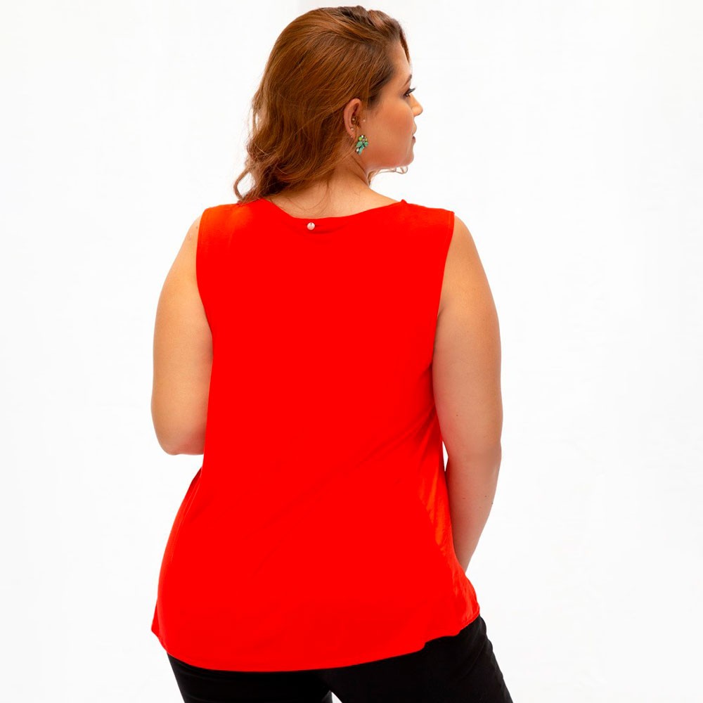 BLUSA B¨¢SICA ADRIANA PLUS SIZE