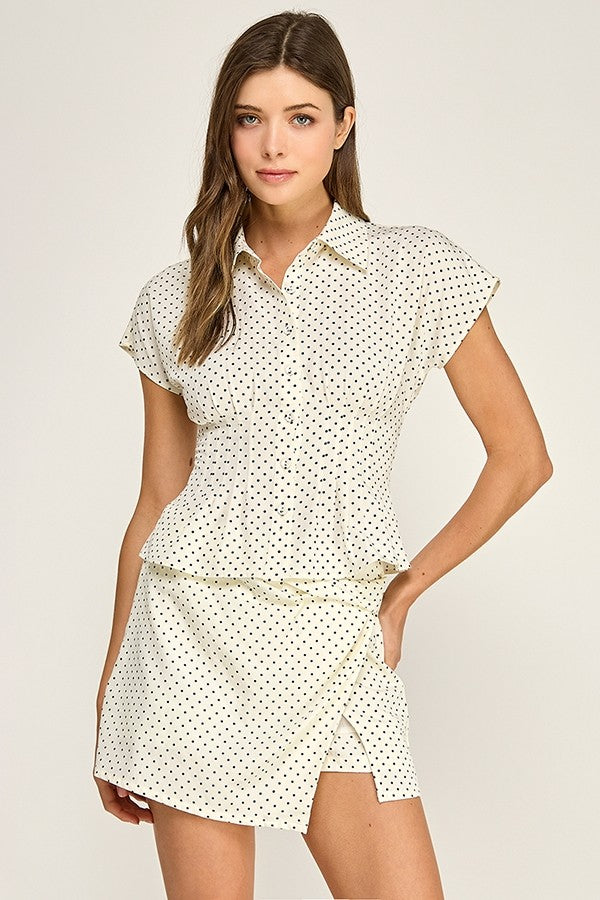 Polka Elegance Skirt Set