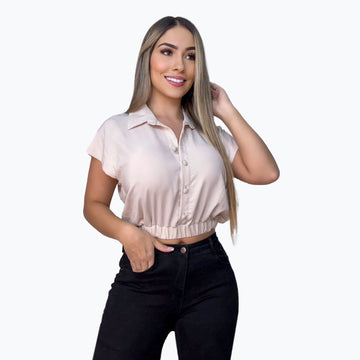 BLUSA BOMBACHA BEIGE