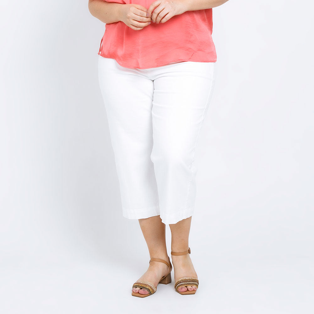 PANTAL¨®N CORTO TALLAS GRANDES BLANCO