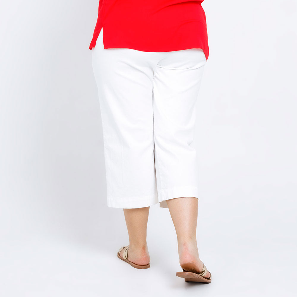 PANTAL¨®N CORTO TALLAS GRANDES BLANCO