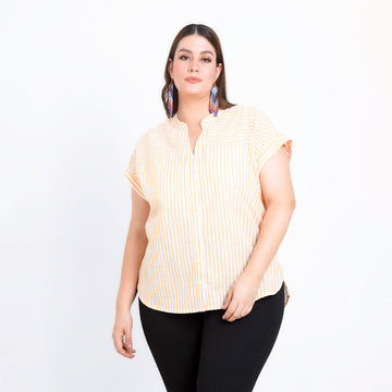 CAMISA TALLAS GRANDES MANGA RODADA