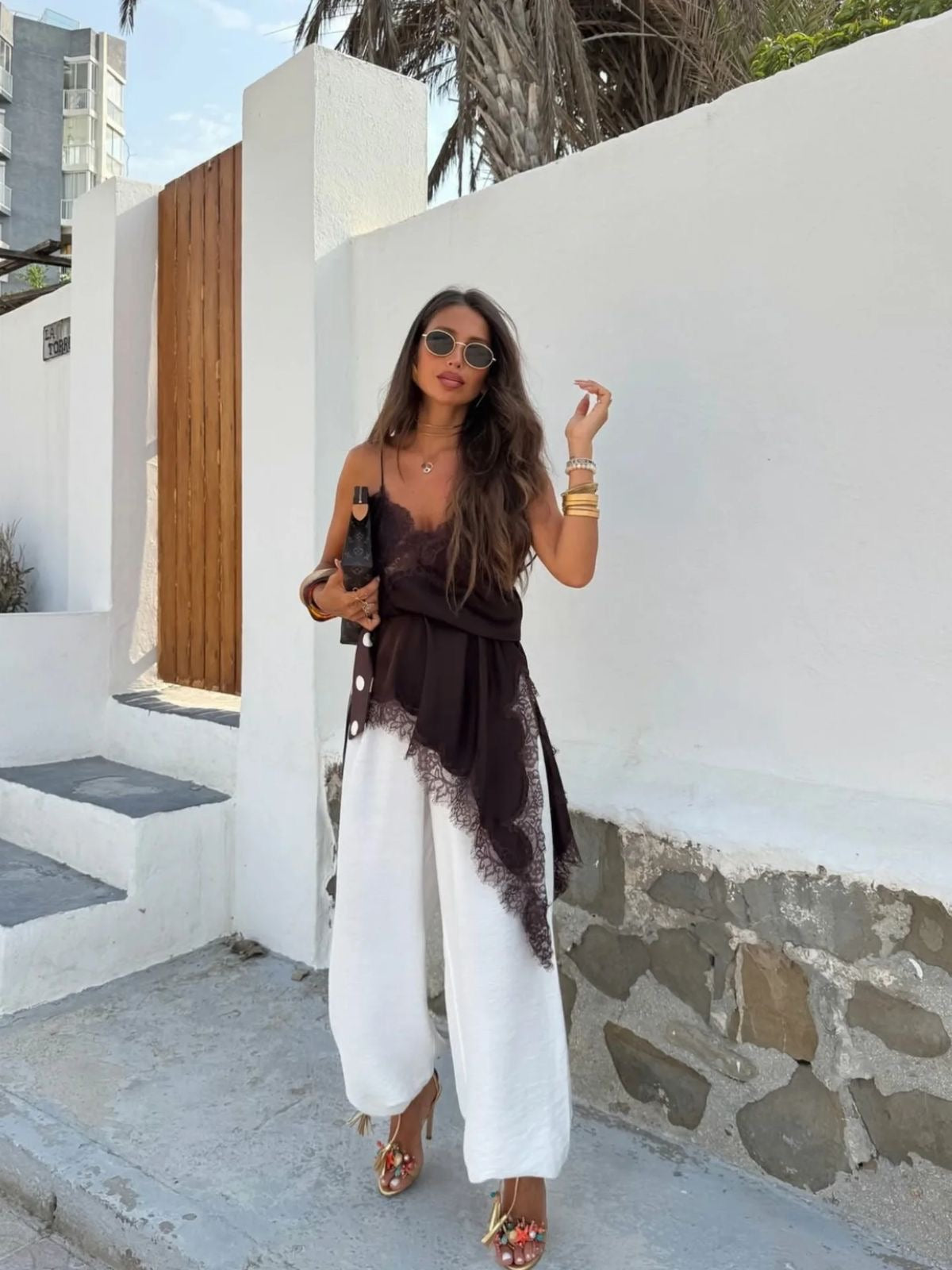 Camisola Lencera Asim¨¦trica | Vestido Tipo Lencer¨ªa para Looks Urbanos y Elegantes