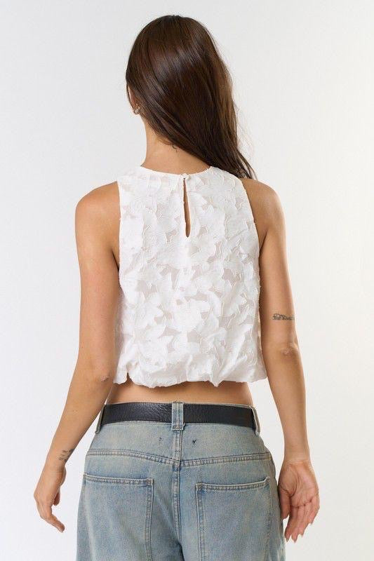 Top Texturizado Blanco Lalavon